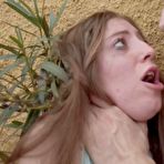 Third pic of Young spanish babe Venom Evil hard outdoor fucking with Kevin White  | MMM100