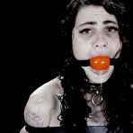 First pic of Lydia Black Orgasms in Leather Belt Boxtie and Frogtie | Fragile Slave