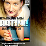 Fourth pic of POV casting fucking and sucking with German mom Julia Winter - Mature.nl