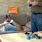 Fourth pic of bound-ticklish-girl | Romina - tickle application part 4 of 8