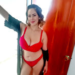 First pic of Inked Latina female Sofia Santana looses her large breasts during a POV hand-job | NakedWomenPhotos.net