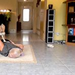 Third pic of bound-ticklish-girl | Isabel - Prisoner Isabel transported Teil 6 von 7