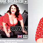 Fourth pic of Milf Carol Brown with her huge breasts is back for a naughty tale - Mature.nl