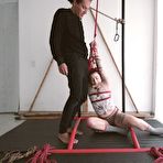 Second pic of Fuckedfetish.com | Coming from school she is tied up and fucked with dildos and fingers until she squirts