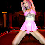 Second pic of Tabitha Poison poledancing and fucking the casting director in the club
