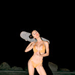 First pic of Noel Leon skateboarding naked at night