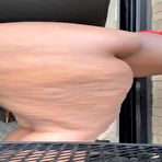 Fourth pic of Black stunner deep throated dinky and got jism on face after a super-fucking-hot poke from the back