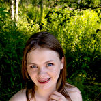 Fourth pic of Lesya Milk fucking her lover in wide open nature