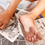 Second pic of Presley Hart News Prints Remastered - Foot Fetish Daily: The #1 Foot Fetish Site on the Internet