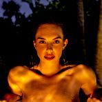 Third pic of Sexy babe Marisa Ehret posing nude by the pool
