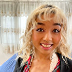 First pic of Gia Dibella Exotic Blonde Hottie in a Plaid Skirt