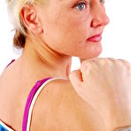 Third pic of WatchGirls.net | Lilly wearing a huge metal watch