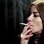 Second pic of Russian Smokers | Irina is smoking two all white cigarettes in a row