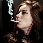 Third pic of Russian Smokers | Irina is smoking two all white cigarettes in a row