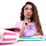 First pic of Mena Carlisle interrupts studying for wild anal sex