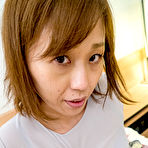 Second pic of Fucking hairy MILF Yuma Nakamura in POV style in bed - Mature.nl