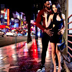 First pic of Sawyer Cassidy eagerly devours her date's majestic black shaft