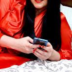 First pic of Vanessa Vaughn Curvy Milf in Red Lingerie