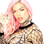 First pic of Chantal Danielle in a Pink Latex Miniskirt