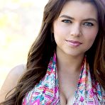 First pic of Marina Visconti Busty Brunette Babe Strips Naked - All Nude Pics