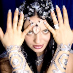 Second pic of Joana Bliss in Snowflake On Blueat Big Boob Bundle - Prime Curves