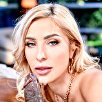 Fourth pic of Azul Hermosa rides a massive black cock to reach an intense climax