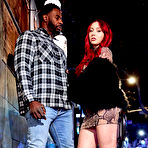 First pic of Arietta Adams picks up a hung stud for wild interracial sex