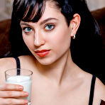 First pic of Chantal in White Silk at Met Art - Cherry Nudes