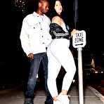 First pic of Holly Day bounces her big booty up and down on that black boner