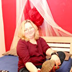 First pic of 43 year old German Molly Madl is a curvy amateur housewife with a wet shaved pussy - Mature.nl