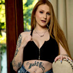 First pic of Skye Mae Inked Babe in Fishnet