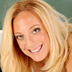 Third pic of Older blonde MILF peels off her work clothes and lingerie to model nude - Nude Women Pics