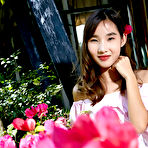 First pic of Miyo Rubs her Hairy Pussy