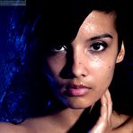 Second pic of Indian Babe Shanaya Nude Oiled Posing - Curvy Erotic