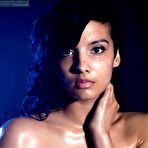 Fourth pic of Indian Babe Shanaya Nude Oiled Posing - Curvy Erotic