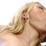Fourth pic of Kathy Gets Anal Sex in a Ladder with a Black Guy