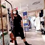 First pic of Real Amateur Changing Room FFM Threesome - Public Scandal with German - AmateurPorn