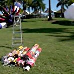 Fourth pic of Lesbo teenie riding strapon in sapphic trio - AmateurPorn