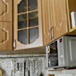 Second pic of A blowjob and a cowgirl in the kitchen - AmateurPorn