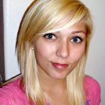 First pic of Hot blonde amateur babe exposes her fine ass in lingerie in her first photo 15 photos