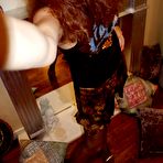 Second pic of Naughty MILF trying out some sexy lingerie at HomeMoviesTube.com