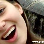 First pic of Hot teenie sunbathing and touching her tits and pussy - AmateurPorn