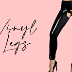 First pic of K&oslash;b Vinyl Leggings med Stretch og Bundl&oslash;s - Bukser og Leggings