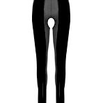 Third pic of K&oslash;b Vinyl Leggings med Stretch og Bundl&oslash;s - Bukser og Leggings