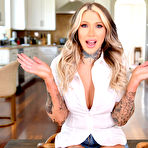 First pic of Ava Stone worship her new neighbor's impressive black cock