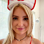 First pic of Britt Blair Kinky Nurse Spreads in Bed