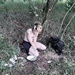 Fourth pic of Dom-Team | Messy face and dick cleaning facefuck and sloppy deepthroat for submissive slavegirl Emily Addams