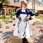 Second pic of Angel Youngs Violet Evergarden VR Cosplay X - Cherry Nudes