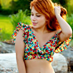 First pic of Marina Gold spreads wide and fingers her pussy to a powerful orgasm