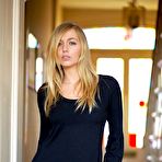 First pic of Hayley Marie Coppin in simple black dress with matching undies